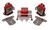 Energy Suspension 67-72 Chevrolet Camaro Red Motor and Transmission Mounts; Chrome Finish - 3.1133R Photo - Primary