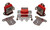 Energy Suspension 67-72 Chevrolet Camaro Red Motor and Transmission Mounts; Chrome Finish - 3.1133R Photo - Primary