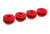 Energy Suspension 64-66 Ford Mustang Red Front Strut Rod Bushing Set - 4.7111R Photo - Primary