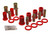 Energy Suspension 59-64 Bel Air/Impala / 64 El Camino (w/ Single U/A) Red Rear C/A Bushing Set - 3.3153R Photo - Primary