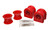 Energy Suspension 00-04 Dodge Dakota 4WD / 00-04 Durango 4WD Red 35mm Front Sway Bar Bushing Set - 5.5168R Photo - Primary