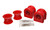 Energy Suspension 00-04 Dodge Dakota 4WD / 00-04 Durango 4WD Red 35mm Front Sway Bar Bushing Set - 5.5168R Photo - Primary