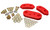 Energy Suspension 61-73 VW Beetle/70-73 Super Beetle Red Motor and Trans Mount Bushings (Inc H/W) - 15.1101R Photo - Primary