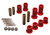 Energy Suspension 01-06 GM Silverado C2500 HD 2WD/K2500 HD 4WD Red Front End Control Arm Bushing Set - 3.3185R Photo - Primary