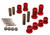 Energy Suspension 01-06 GM Silverado C2500 HD 2WD/K2500 HD 4WD Red Front End Control Arm Bushing Set - 3.3185R Photo - Primary