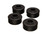 Energy Suspension 79-93 Dodge D-50 2WD / 87-96 Mitsubishi 2WD PU Black Front Strut Rod Bushing Set - 5.7102G Photo - Primary