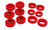 Energy Suspension GM Red Body to Frame Mount and Radiator Support Bushing Set - 3.4101R Photo - Primary