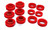 Energy Suspension GM Red Body to Frame Mount and Radiator Support Bushing Set - 3.4101R Photo - Primary