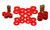 Energy Suspension 03-09 Dodge RAM 1500/2500/3500 Pickup Red Front End Control Arm Bushing Set - 5.3142R Photo - Primary