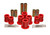 Energy Suspension 1980-86 Nissan 720 Truck 2WD/4WD Red Front Control Arm Bushing Set - 7.3101R Photo - Primary