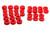 Energy Suspension Gm Body Mount Set - Red - 3.4115R Photo - Primary