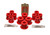 Energy Suspension Fd 4 Wd Frt Sprg Bush Set - Red - 4.2117R Photo - Primary