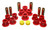 Energy Suspension Rear Leaf Spring Bushing Set - Red - 4.2149R Photo - Primary