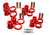 Energy Suspension Rr Lwr Cab W/Thrust Washer - Red - 4.3155R Photo - Primary