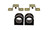 Energy Suspension 1 3/8in Swaybar Bushing Set - Black - 4.5163G Photo - Primary
