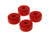 Energy Suspension Shock Bushing Set - Red - 9.8145R Photo - Primary