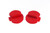 Energy Suspension Polaris RZR 900S Footwell Drain Plug - Red - 70.7021R