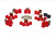 Energy Suspension 2016 Mazda Miata Red Rear Control Arm Bushing Set - 11.3112R Photo - Primary