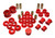 Energy Suspension 02-05 Honda Civic Si Red Hyper-Flex Master Bushing Set - 16.18112R Photo - Primary