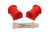 Energy Suspension 00-1/01 Mitsubishi Eclipse FWD Red 16mm Front Sway Bar Bushings - 5.5151R Photo - Primary