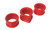 Energy Suspension 95-98 Nissan 240SX (S14) / 89-94 240SX (S13) Red Rack and Pinion Bushing Set / 90- - 7.10104R Photo - Primary