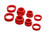 Energy Suspension 95-03 Nissan Maxima Red Motor Subframe Bushing Set - front lower (Must reuse all m - 7.1116R Photo - Primary
