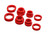 Energy Suspension 95-03 Nissan Maxima Red Motor Subframe Bushing Set - front lower (Must reuse all m - 7.1116R Photo - Primary