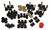 Energy Suspension 79-85 Toyota 4WD Pickup (Except T-100 & Tundra)  Black Hyper-Flex Master Bushing S - 8.18102G Photo - Primary