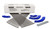 Excel Rear Spoke/Blue Nipple Set (w/ Wrench) - 8 Gauge / 32 Qty - Blue - XS8-15197B User 1