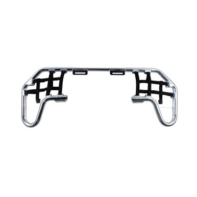 TUSK Comp Series Nerf Bars Silver With Black Webbing For Yamaha Blaster