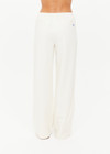 THE UPSIDE women’s creme cotton Hamsa Milou Wide Leg Pant features decorative contrast embroidery along side seams. The perfect travel pant.