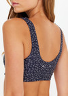 THE UPSIDE women’s recycled supersoft fabric Starlet Harley Scoop Bra is designed for a supportive & comfortable fit and features a scoop neckline in our starlet print. Made for yoga & pilates.