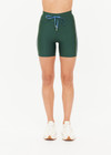 THE UPSIDE women’s green eco tech Maneki 5In Spin Short offers a supportive, comfortable fit with elastic drawcord waist and quick-dry breathable fabric. Made for lifestyle.