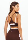 THE UPSIDE women's brown Form Seamless Anita Bra is designed for a firm & supportive fit and features a double layer with white underlayer. Made for yoga & pilates.
