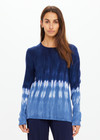 THE UPSIDE women's tie dye organic cotton Seeker Amana Long Sleeve Knit is designed for a regular fit and features a ribbed neckline. Made for lifestyle.