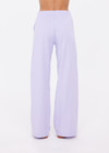 THE UPSIDE women's lilac Juliet Pant features a low-rise with side stripes, an elasticated waist, side seam pockets and split hem detail. Made for lifestyle.