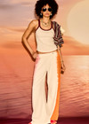 THE UPSIDE women’s tie dye recycled cotton Tokio Wide Leg Pant is designed for a relaxed fit and features side detailing, a high rise waist and side seam pockets. Made for lifestyle.