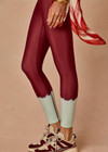 THE UPSIDE women’s tie dye recycled Rio 25inch Midi Legging offers a mid rise, drawcord waist and is printed in supersoft and breathable fabric. Made for yoga and pilates.