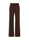 THE UPSIDE women's brown cashmere blend Coco Amelie Cashmere Knit Pant is designed for a true to size fit and features a straight leg silhouette, elasticated waistband and drawcord detail. Made for lifestyle.