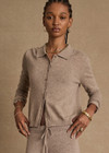 THE UPSIDE women’s brown Aimee Cashmere Collared Cardi is a regular-fit button-up style with a collar, ribbed hem and tonal pearlised buttons. Made for lifestyle.
