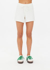 LAVALLIERE ROSIE KNIT SHORT - WHITE [USW125030]