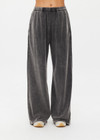 SOHO TOKIO WIDE LEG PANT - WASHED BLACK [USW125043]