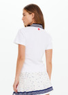 RENSHAW LUMA ZIP COLLARED POLO - WHITE [USW225006]