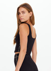 SALOON ELYSE CROP - BLACK [USW225041]