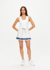 KORI SCOOP NECK CROP TANK - WHITE [USW225121]