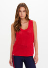 FENWAY WALES KNIT TANK - ROJA [USW225135]
