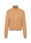 THE UPSIDE women's yellow Le Sport Margot Zip Jacket is designed for a slim fit and features pockets and textured knit side tapes. Perfect for travel and everyday.