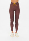 THE UPSIDE women's paisley recycled peached Mikkola 25in Legging is a mid rise, soft and supportive fit and features a draw cord waist.