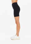 PEACHED 6IN SPIN SHORT - BLACK [USW021008]