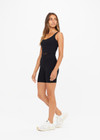 PEACHED 6IN SPIN SHORT - BLACK [USW021008]
